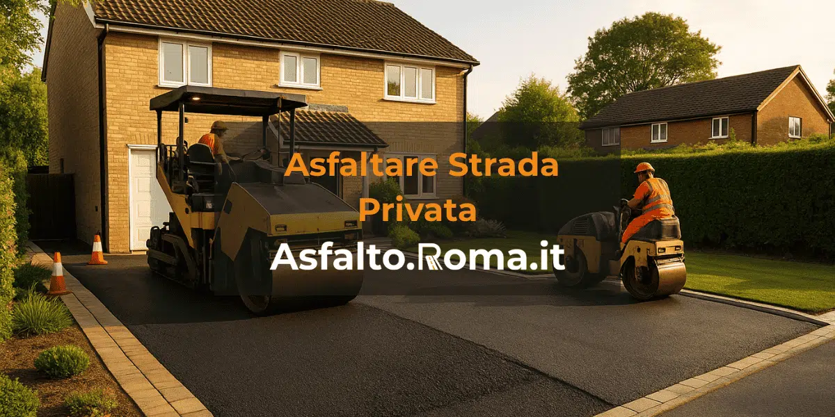 ditta asfaltatura asfalta strada privata