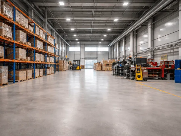 Pavimentazioni in microcemento per capannoni industriali