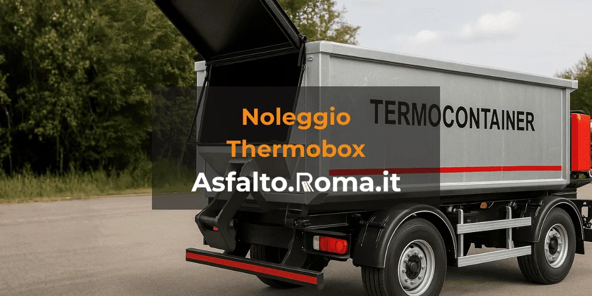 noleggio thermobox asfalto