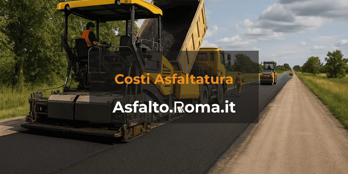 lavoro di asfaltatura e prezzi