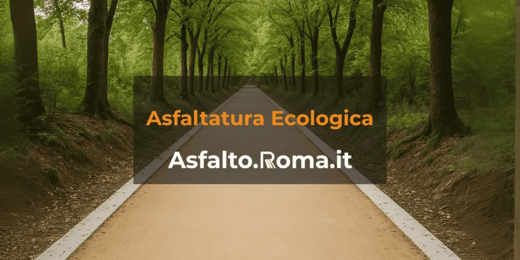 realizzazione manto stradale con asfalto ecologico