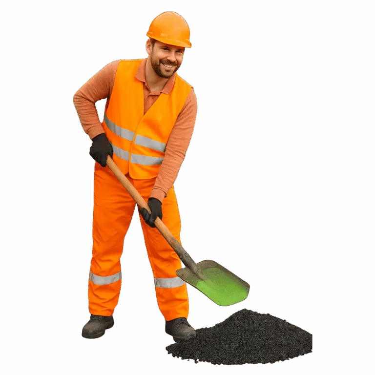 rifacimento strade con asfalto green